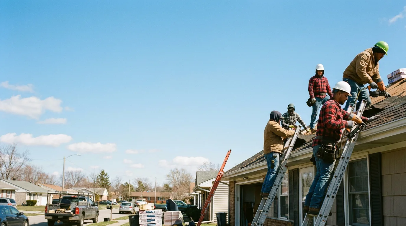 Roofing in Wild Rose, WI near me